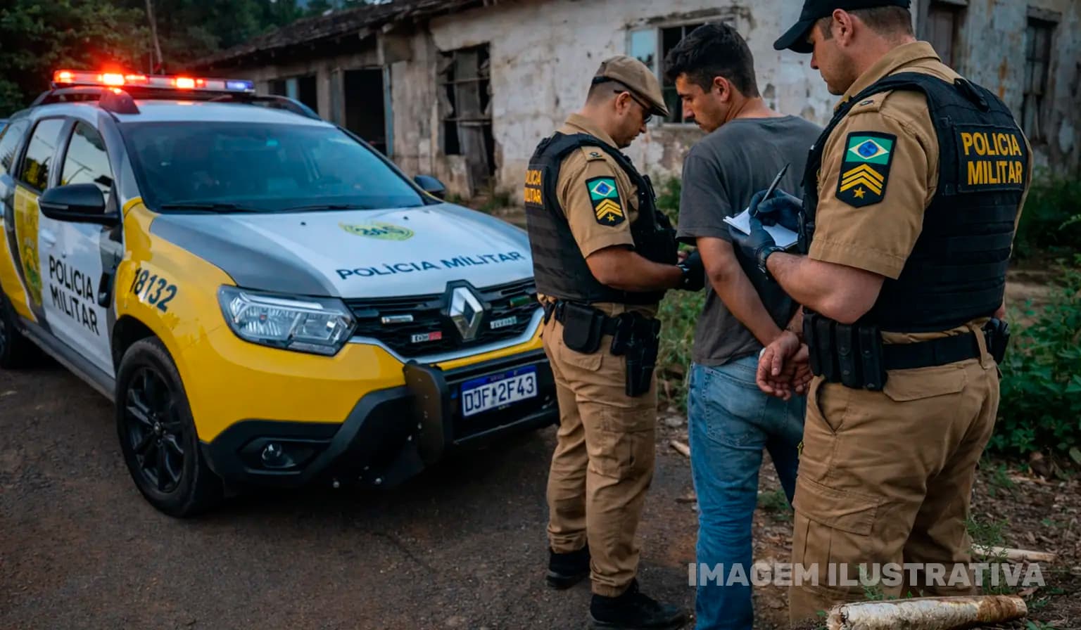 Jovem é flagrado com maconha e assina termo circunstanciado em São Sebastião da Amoreira