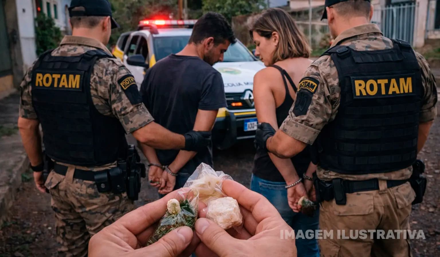 Dupla é presa por tráfico de drogas em Cornélio Procópio