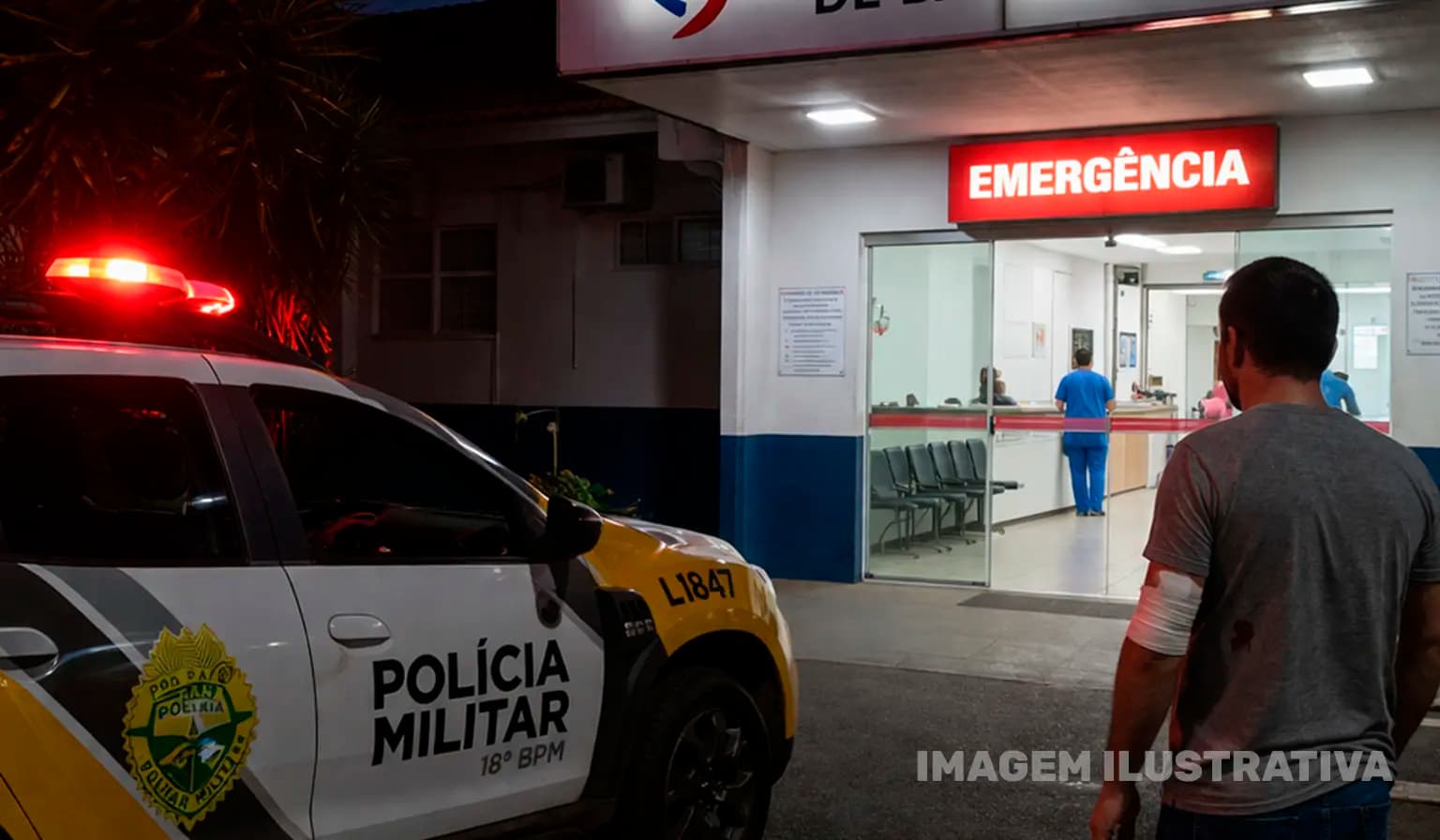 Homem é ferido com paulada e facada e vai parar na Santa Casa em Bandeirantes
