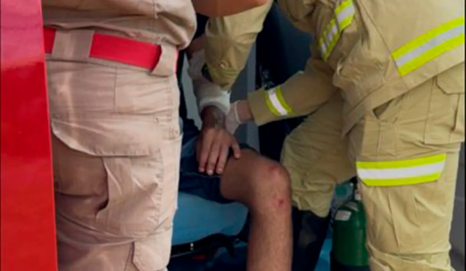 Motociclista fica ferido após colidir contra anteparo no trevo da UEMP, em Cornélio Procópio