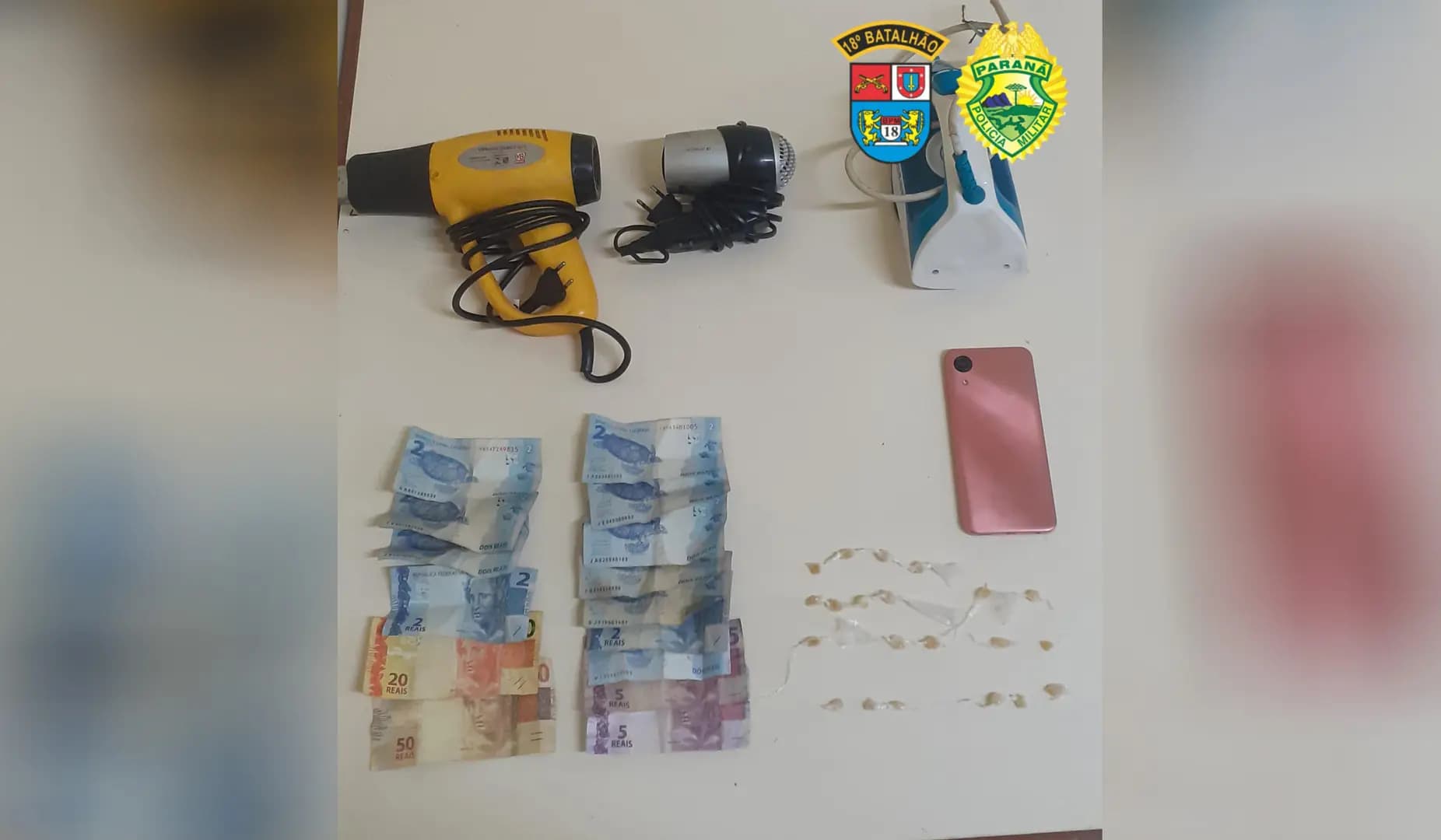 Polícia Militar Prende Tr4fic4nte e Apreende Pedras de Cr4ck em Andirá
