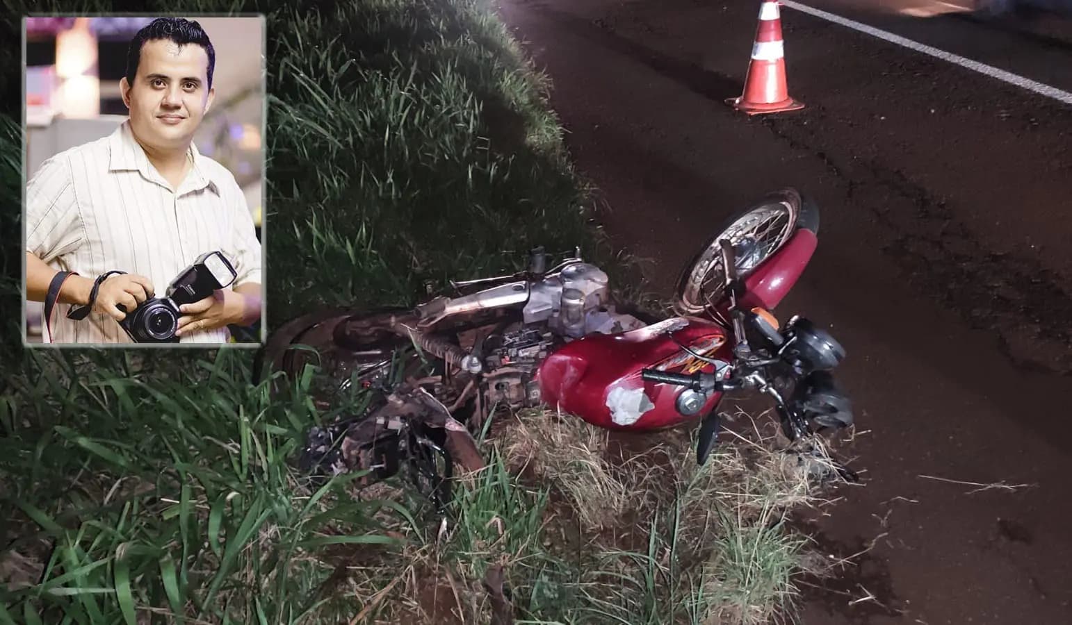 Acidente fatal na BR-369: Motociclista de Bandeirantes morre em colisão com Fiat Toro