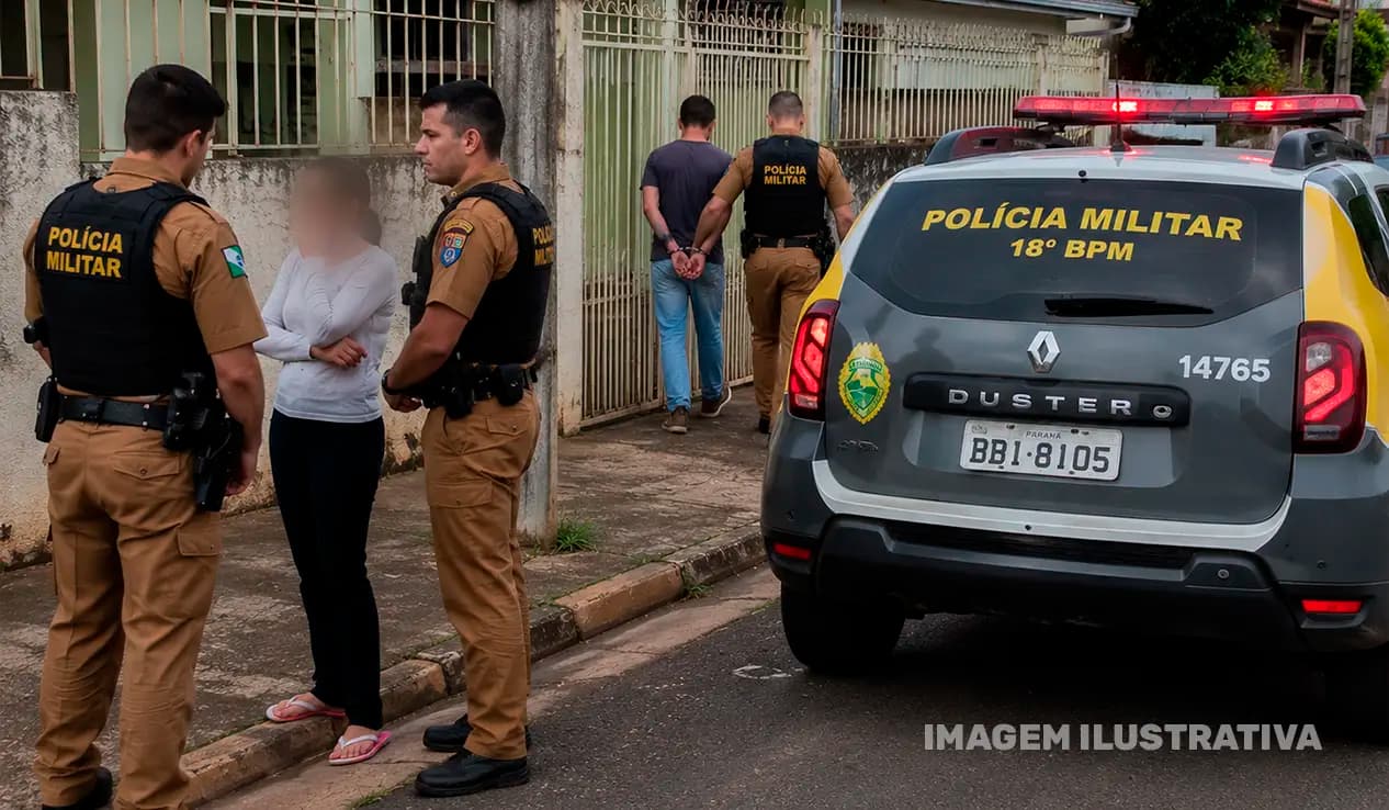 Homem é preso por violência doméstica e cárcere privado em Cornélio Procópio