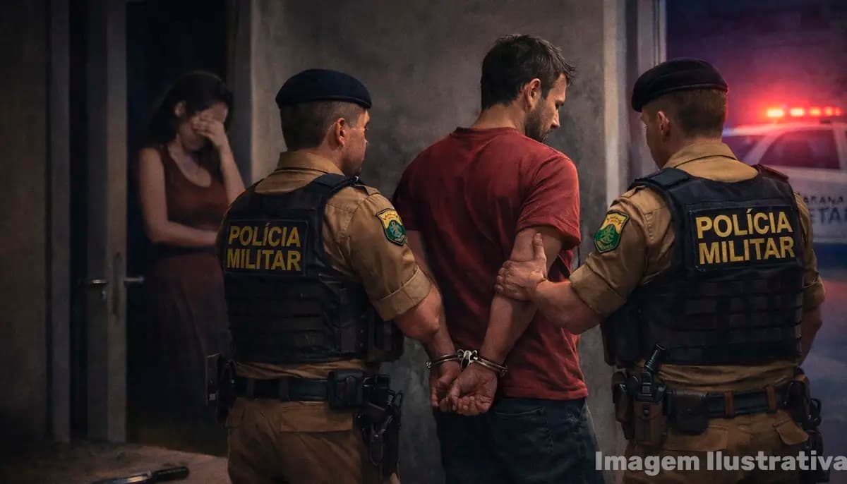 Homem é preso por violência doméstica e ameaça em Cornélio Procópio