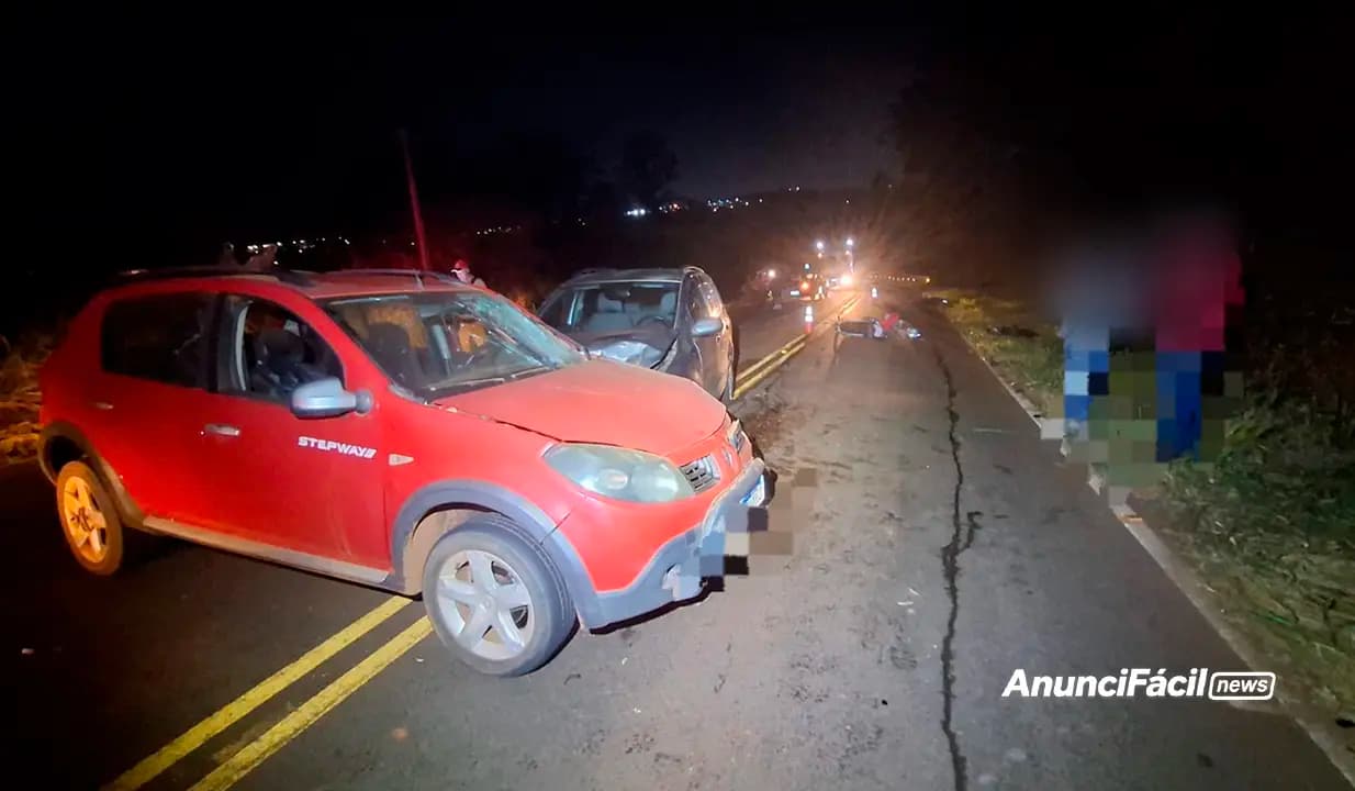 Motociclista de 60 anos morre em grave acidente envolvendo três veículos na PR-545, em Londrina