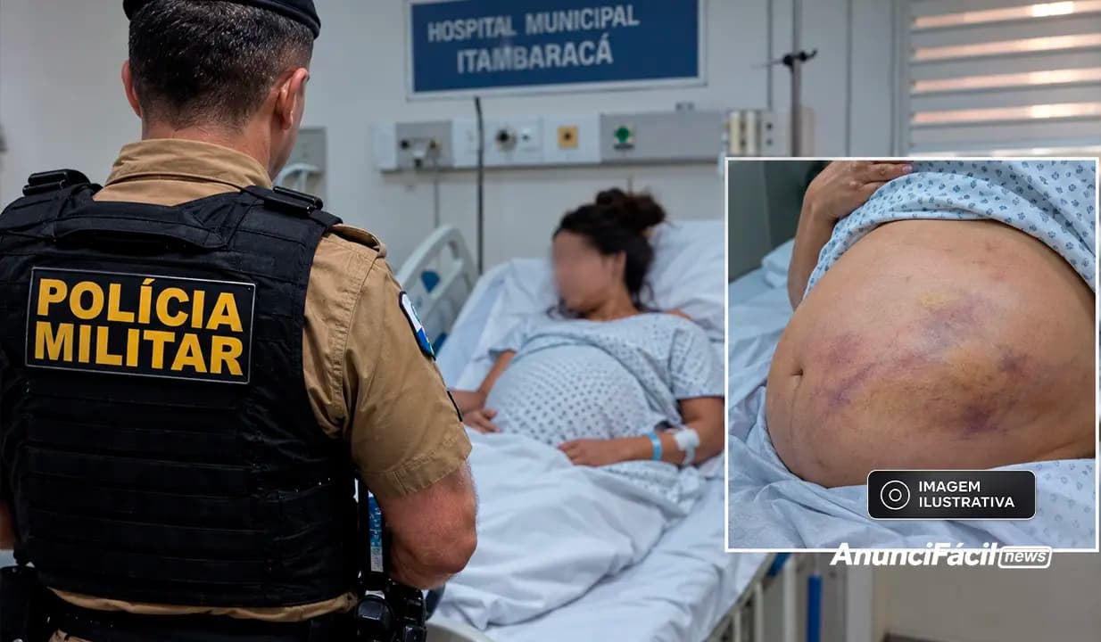 Gestante de seis meses denuncia agressões e socos na barriga em Itambaracá