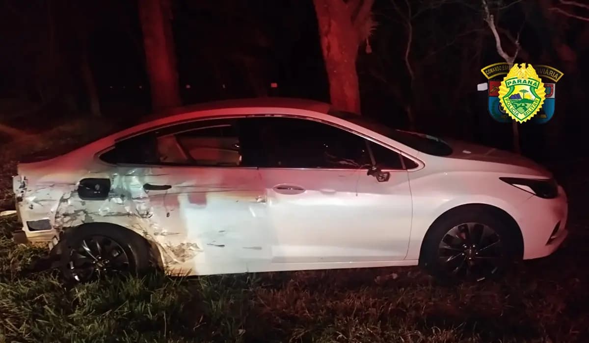 Acidente na PR 090 em Jataizinho deixa quatro pessoas feridas