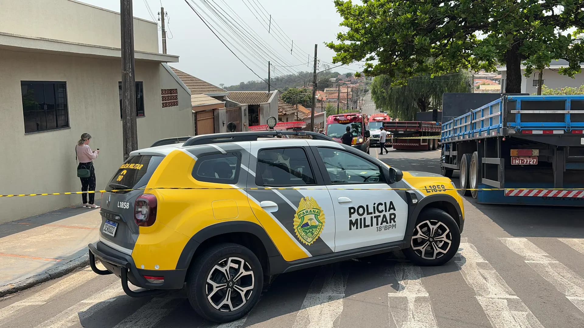 Tragédia: Adolescente de 15 anos morre atropelada por caminhão conduzido pelo pai em Cornélio Procópio
