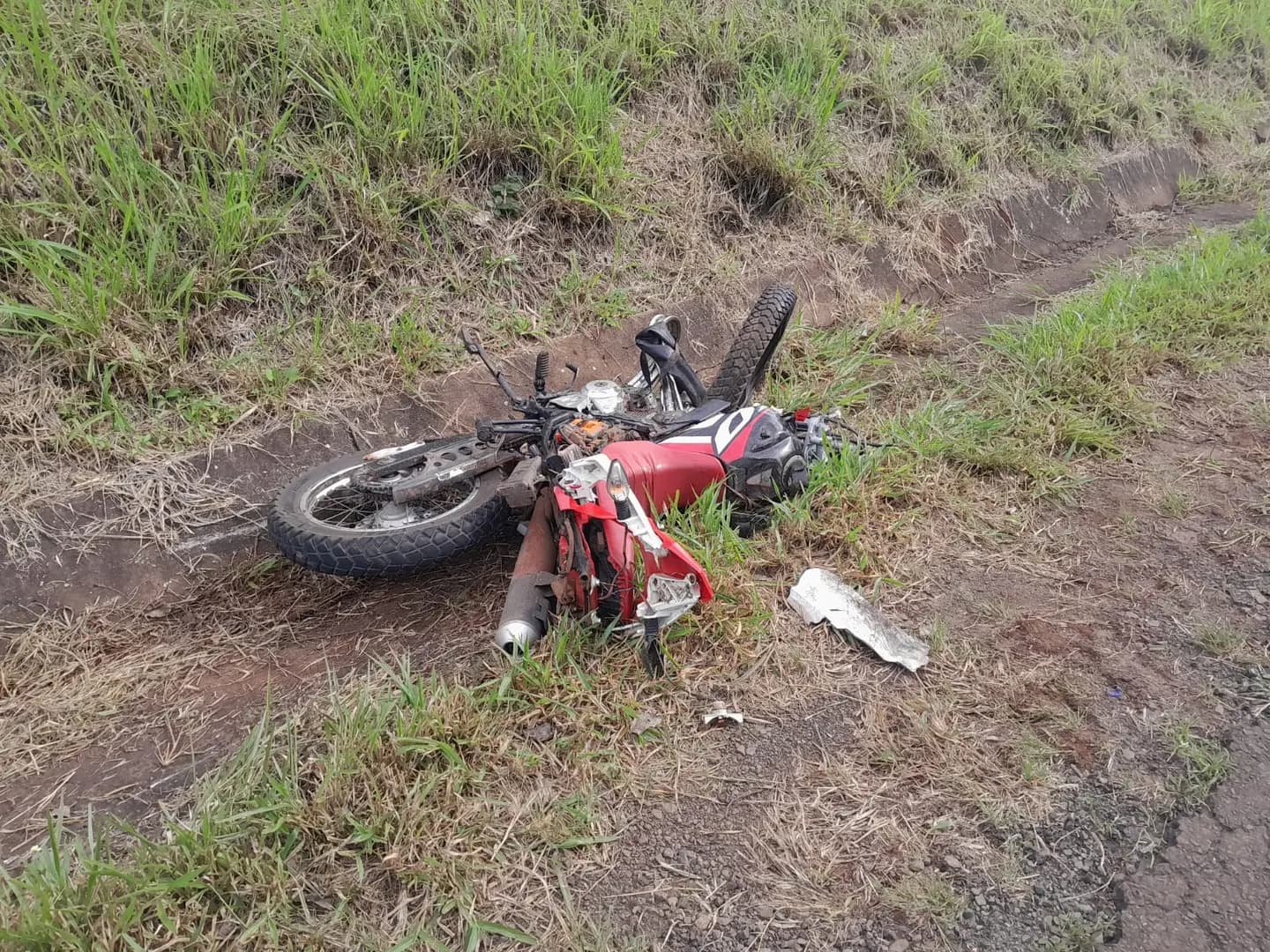Motociclista morre em grave acidente na PR-160 entre Nova Fátima e Congonhinhas