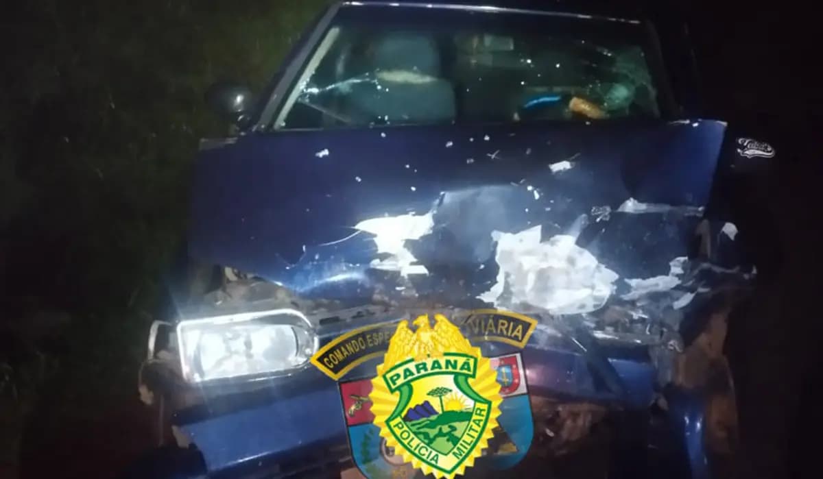 Colisão frontal na PR-160 deixa três feridos em Congonhinhas