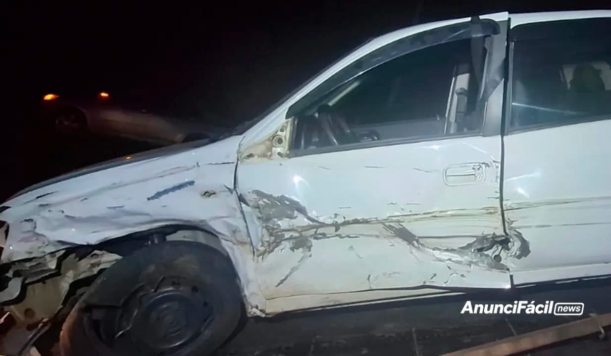 Motorista é levado à delegacia após acidente e teste do bafômetro apontar 0,68 mg/L na PR-090