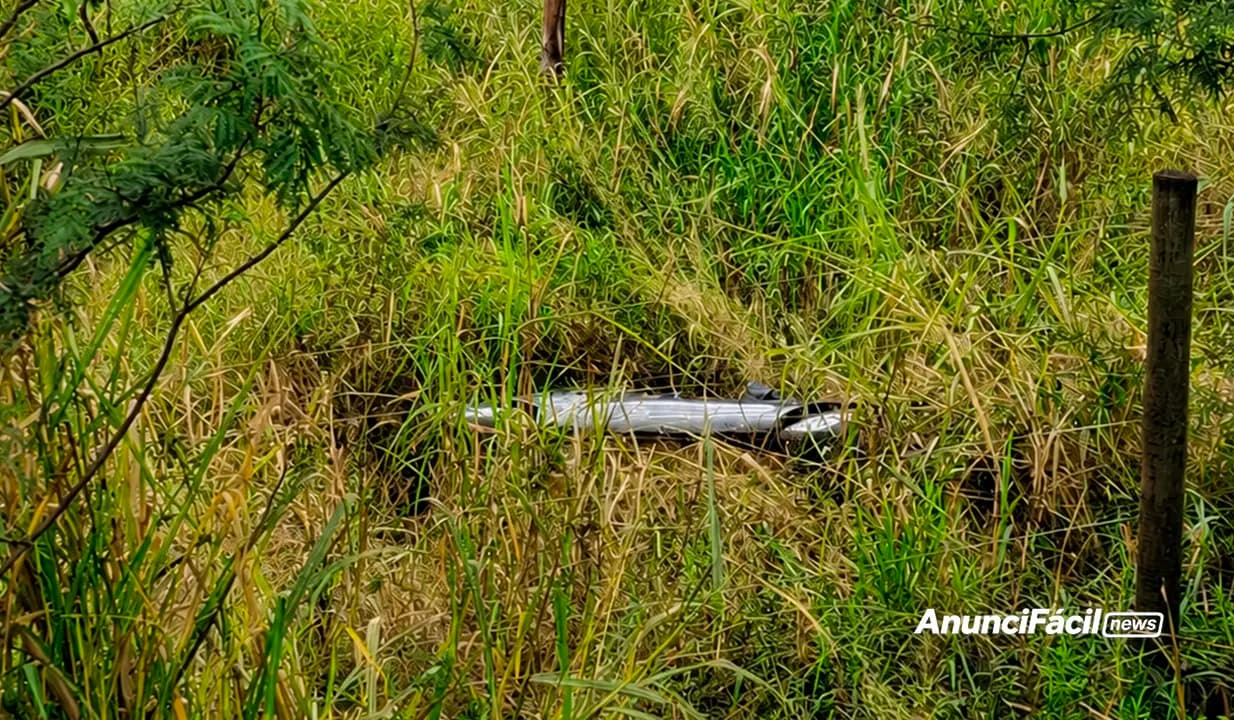 Mulher e três crianças ficam feridas após carro capotar na PR-170, em Apucarana