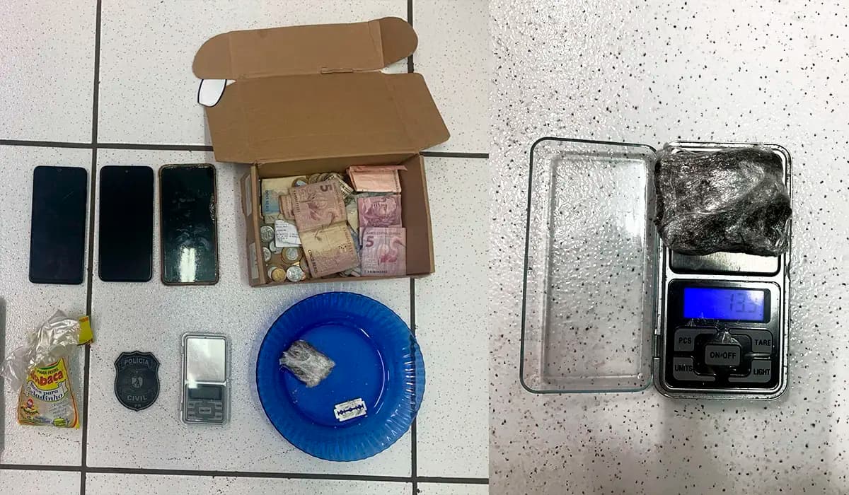 Polícia Civil prende homem com tornozeleira eletrônica por tráfico de drogas em Cornélio Procópio