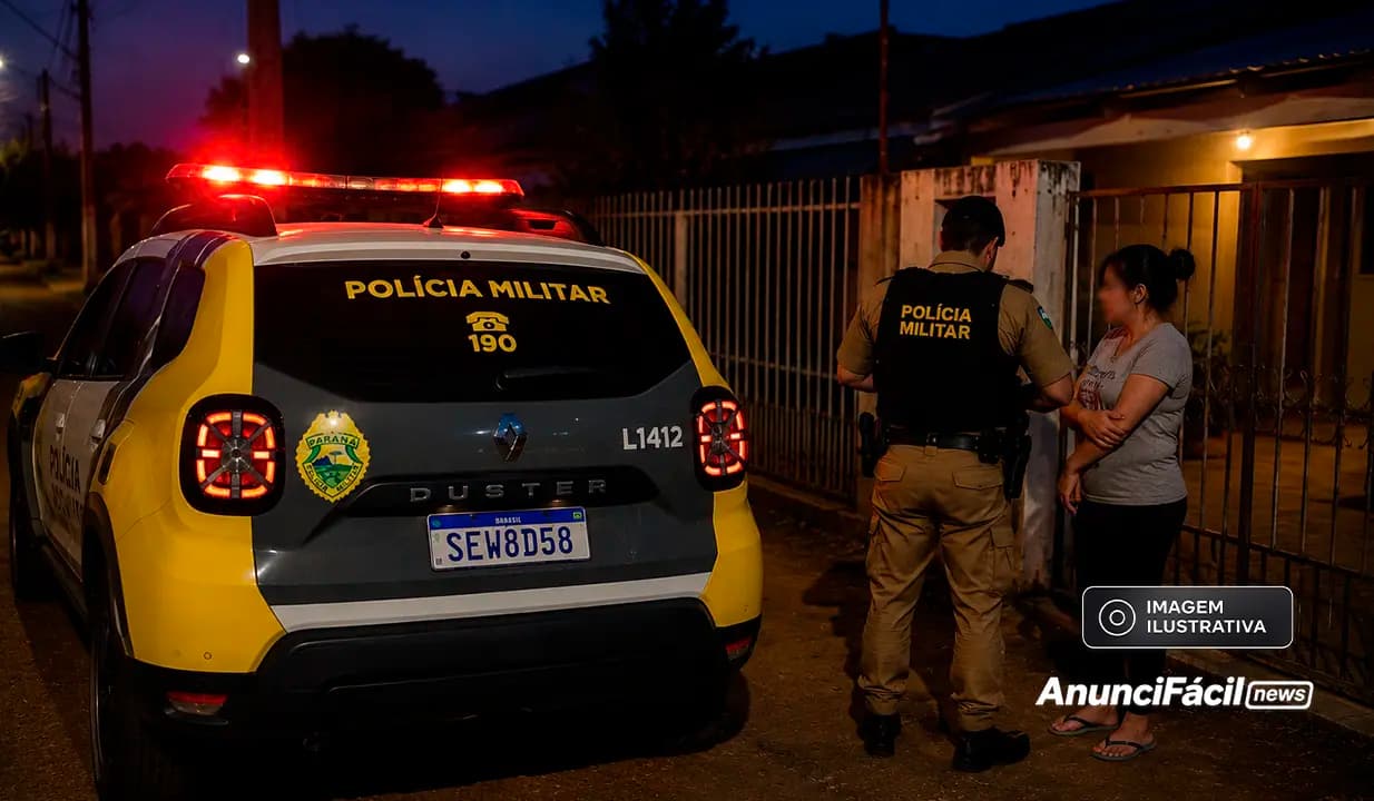 Mulher é agredida com pedaço de madeira e ameaçada de morte pelo ex-companheiro em Nova Santa Bárbara