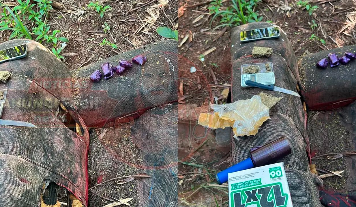 Jovem é preso por tráfico de drogas após abordagem em área de mata em Cornélio Procópio