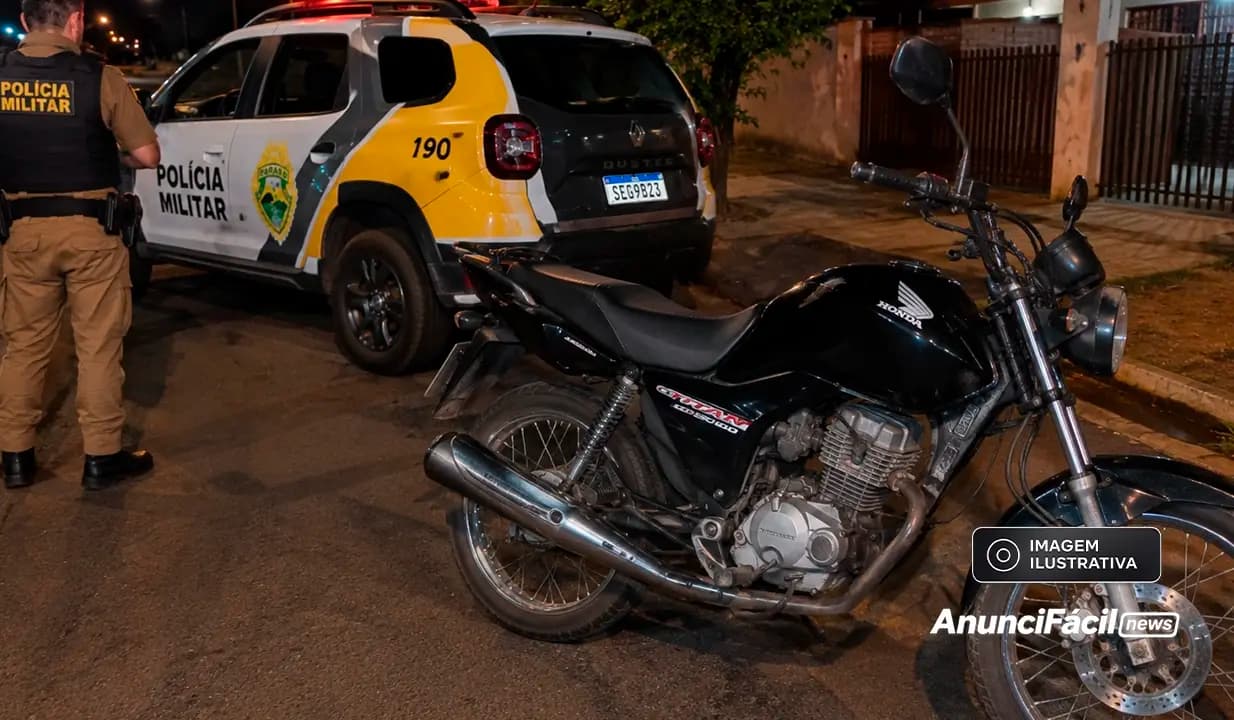 Homem relata agressão e roubo de motocicleta após dívida de R$ 350 em Cornélio Procópio