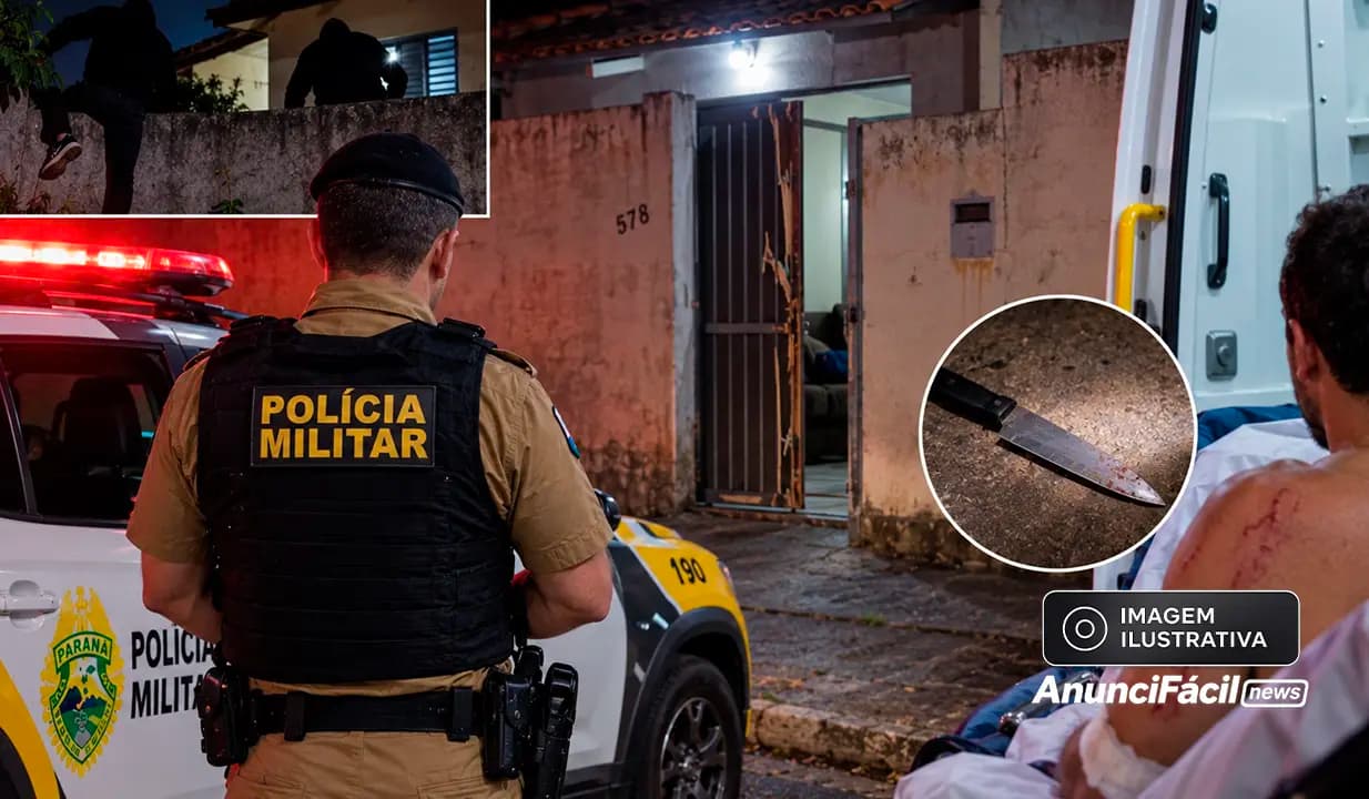 Homem fica ferido após ter casa invadida em São Sebastião da Amoreira