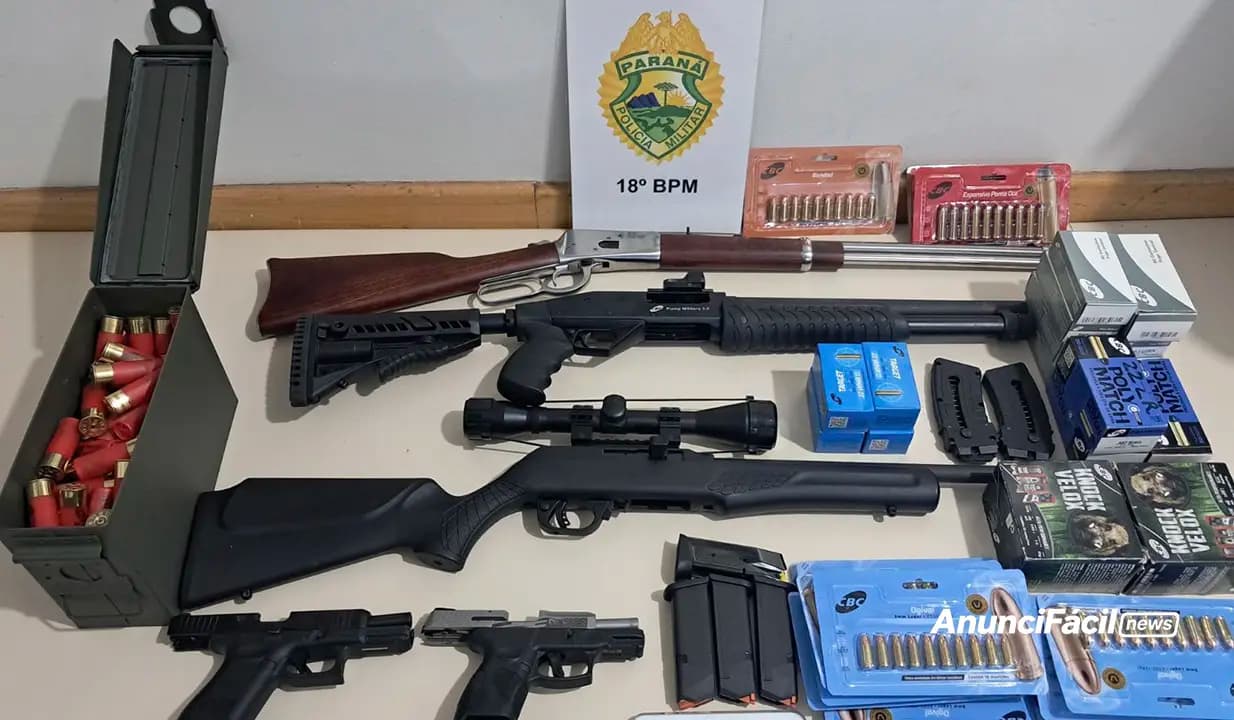 Após quase 14 horas de operação, BOPE contém homem e apreende cinco armas em Cornélio Procópio
