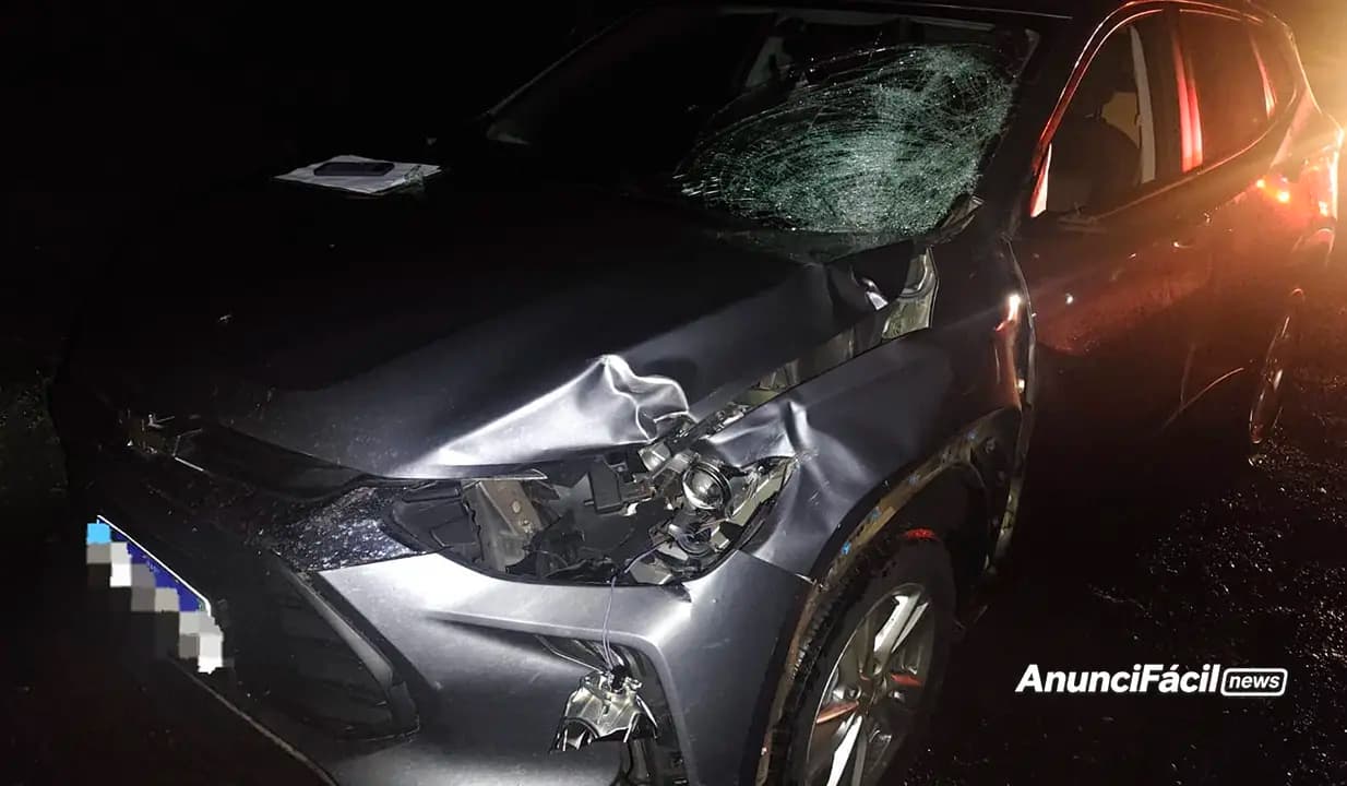 Pedestre de 64 anos morre após ser atropelado na PR-444, em Apucarana