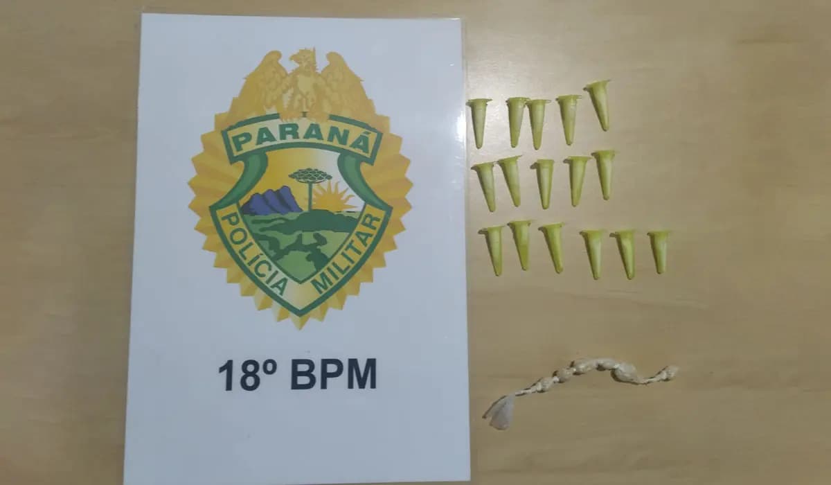 PM Detém Adolescente por Tráfico de drogas na Praça Central de São Sebastião de Amoreira
