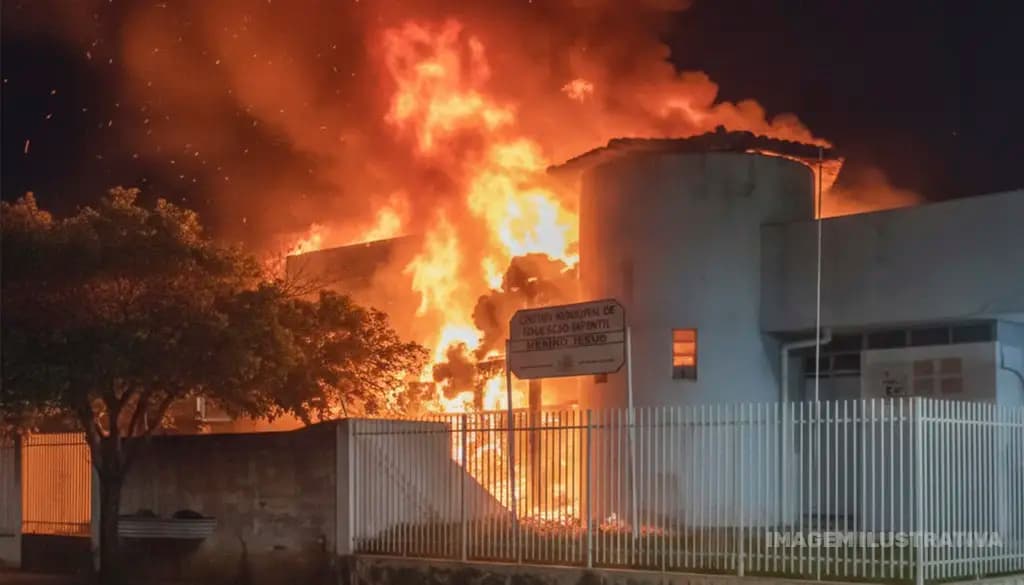 Homem é preso após incendiar casa da ex-companheira em Andirá
