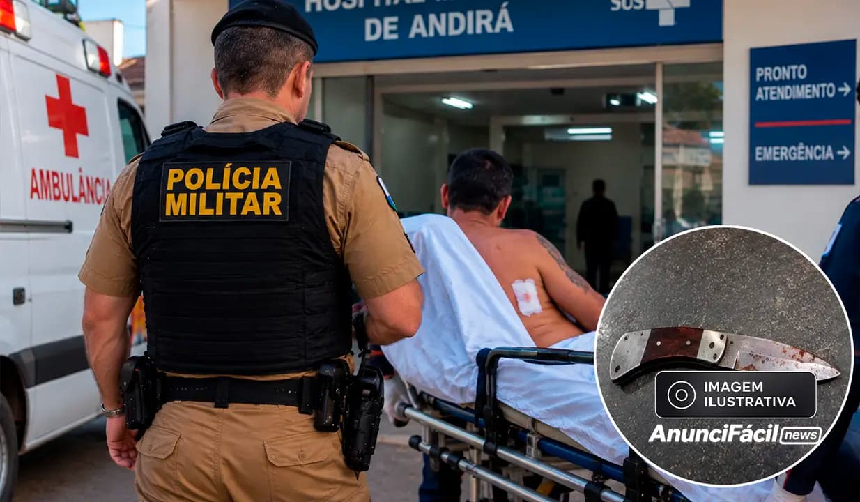 Homem fica ferido após briga em bar em Andirá