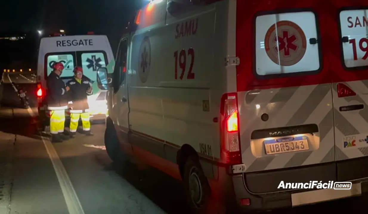 Motociclista fica ferido após colisão na BR-369 e outro veículo deixa o local em Cornélio Procópio