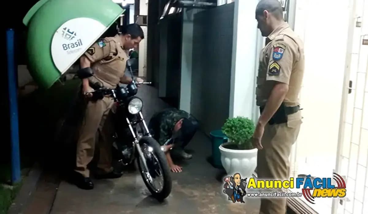Moto roubada em 2010 é recuperada pela PM em Cornélio Procópio
