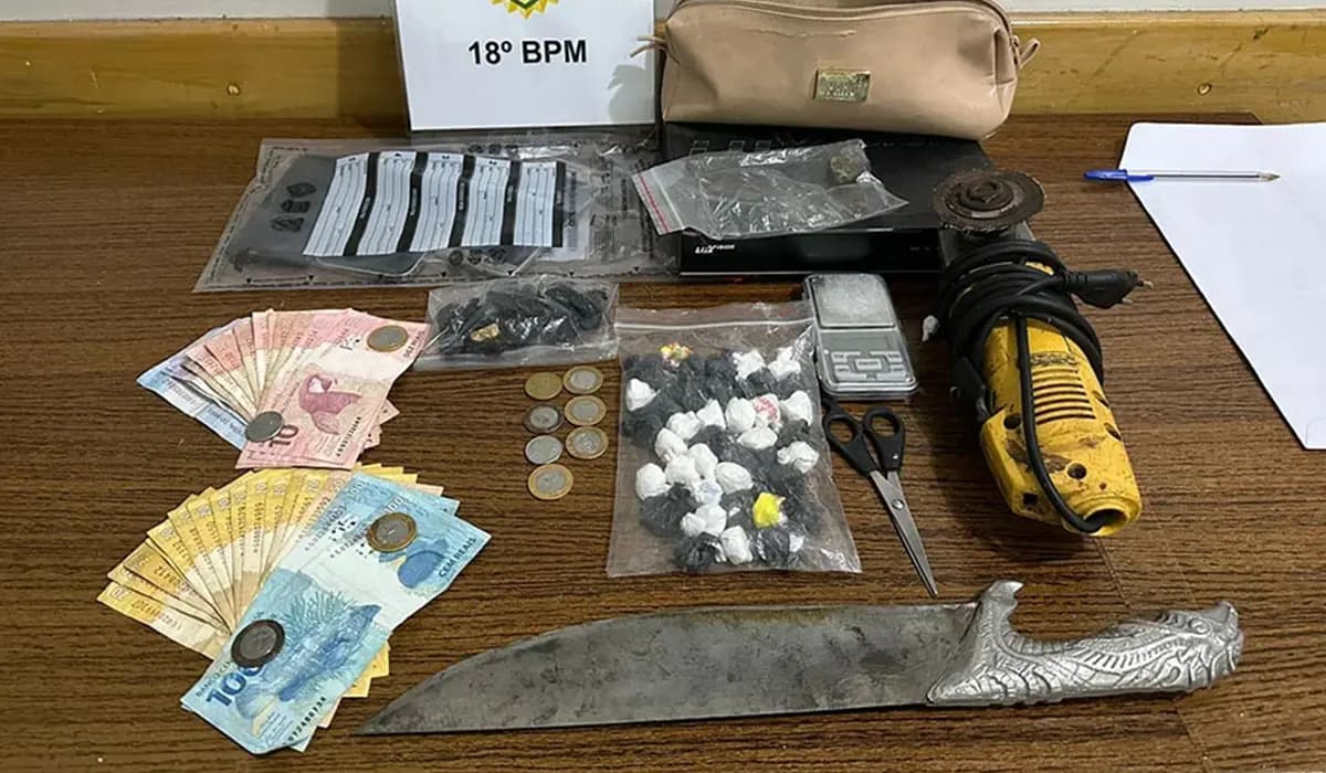 Operação Policial em Cornélio Procópio Resulta em Prisões e Apreensão de Drogas e Pertences Ilícitos
