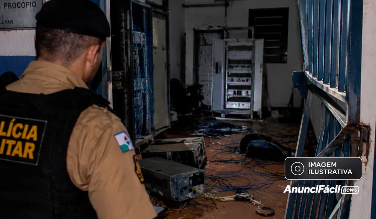 Furto é registrado na antiga estação telefônica em Cornélio Procópio