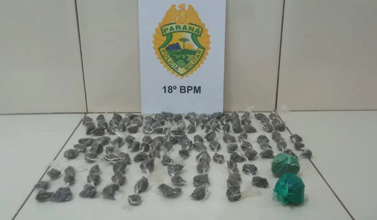 PM de Uraí Apreende Dois Homens com Drogas em Operação Policial