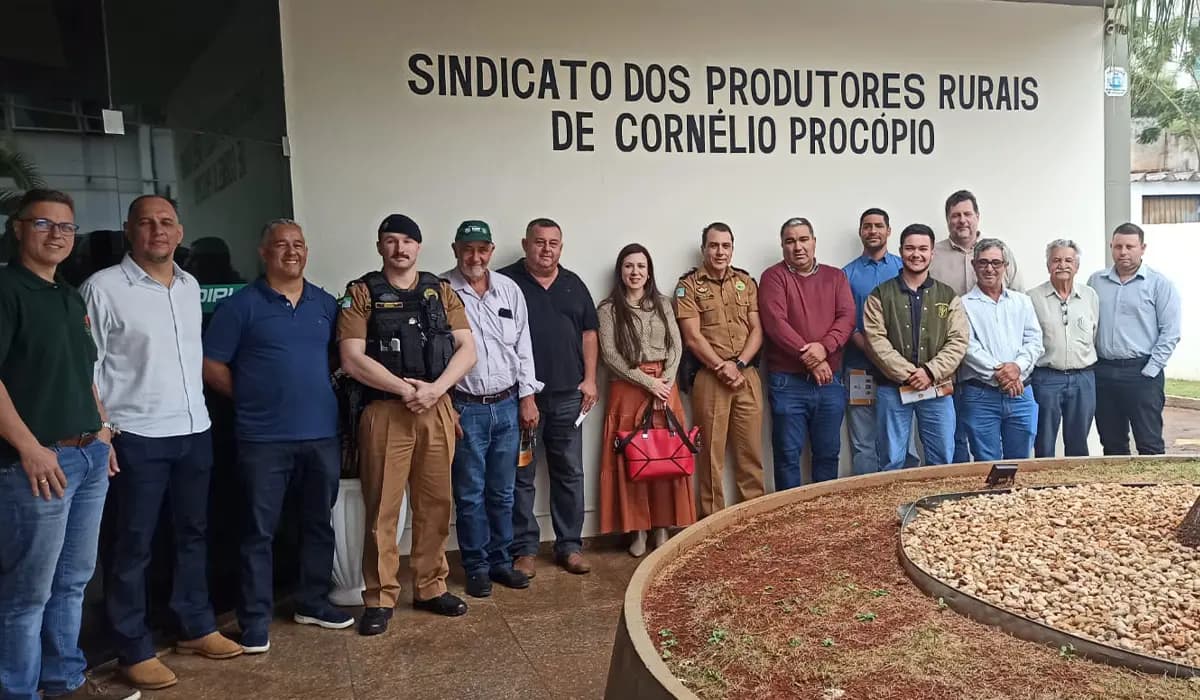 Criado o CONSEG Rural Norte Pioneiro para fortalecer a segurança nas áreas rurais