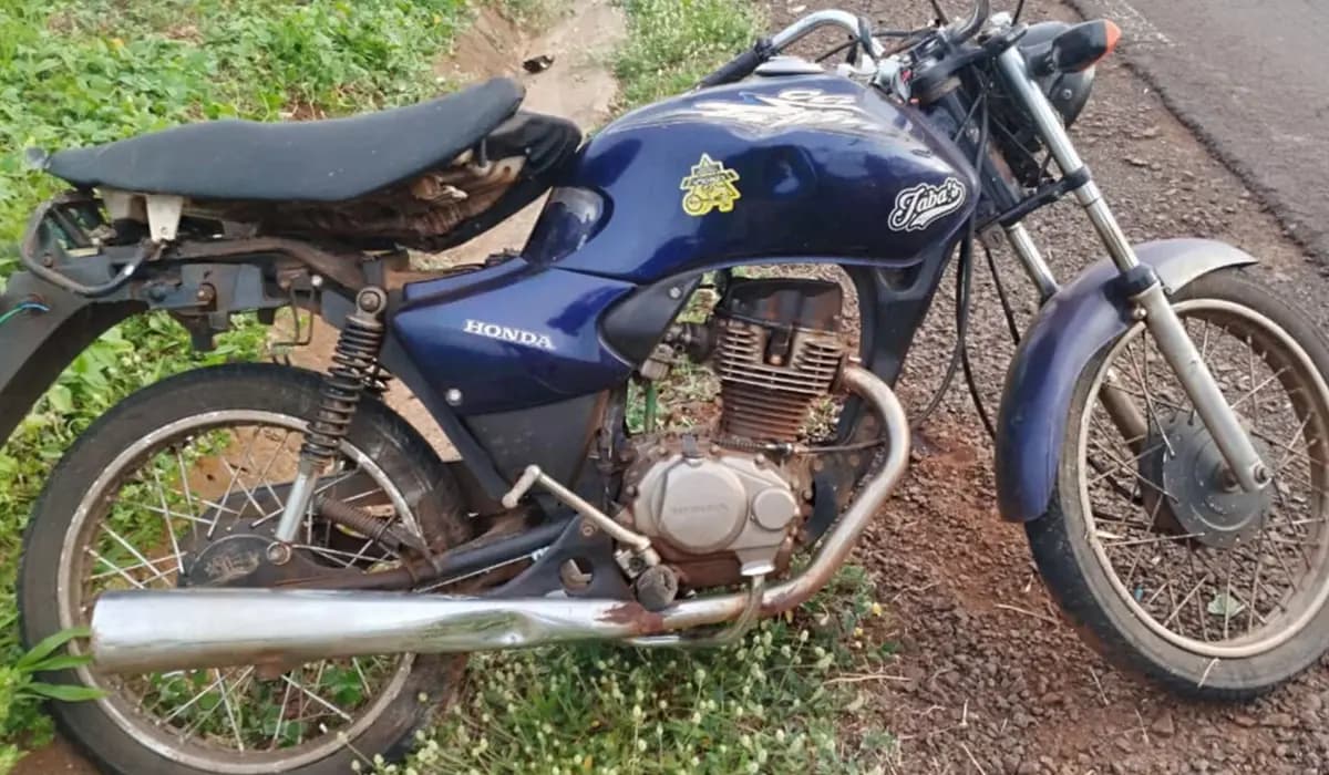 Acidente na PR-218: Motoqueiro envolvido em queda em Nova Fátima