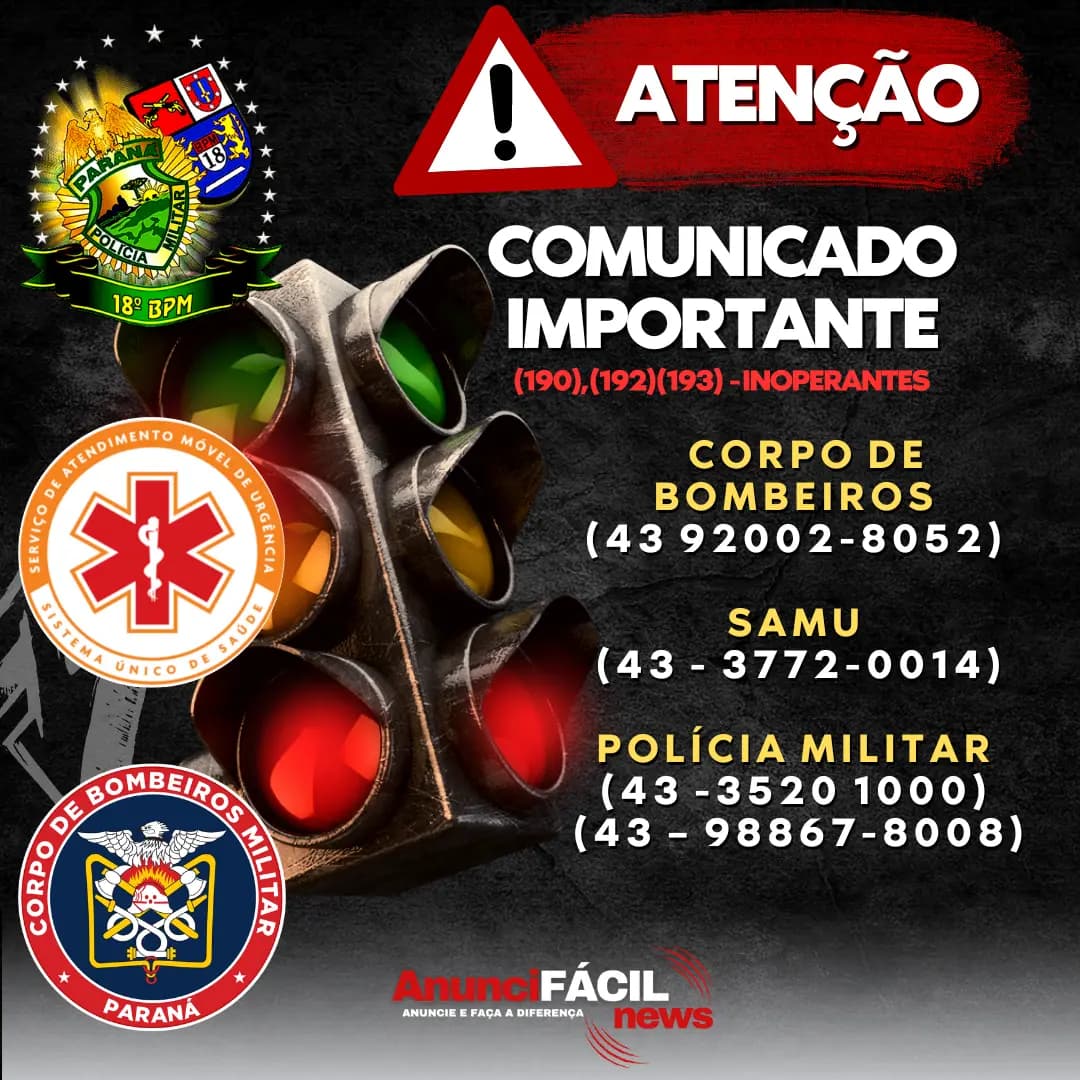 Problemas Persistem nos Serviços de Emergência em Cornélio Procópio: Comunidade Clama por Solução Urgente