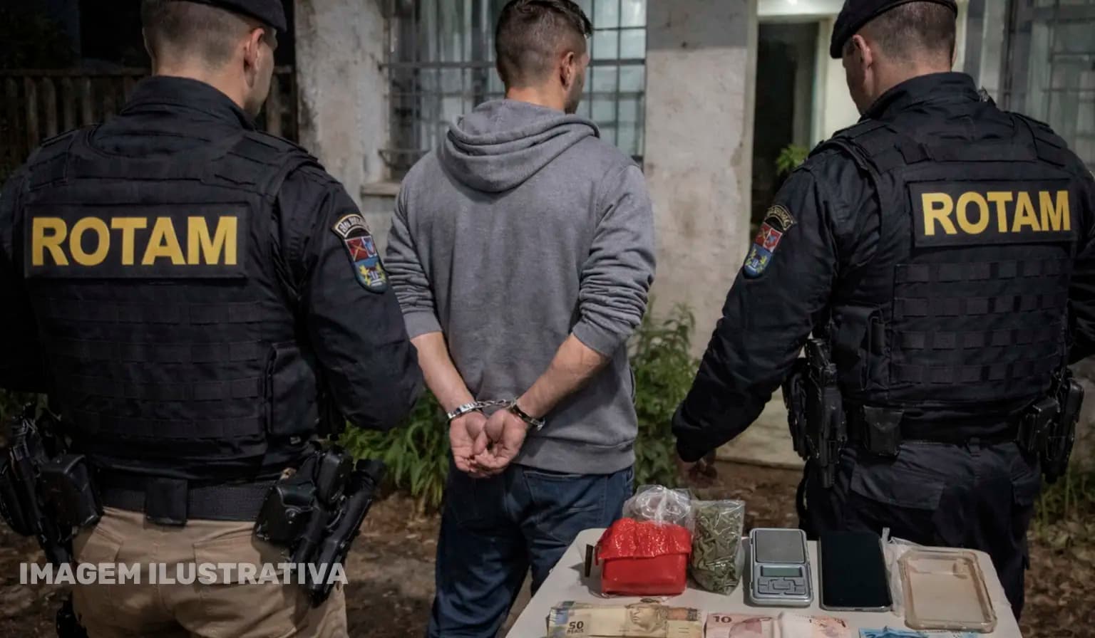 Ação da rotam resulta em prisão por tráfico de drogas em Cornélio Procópio