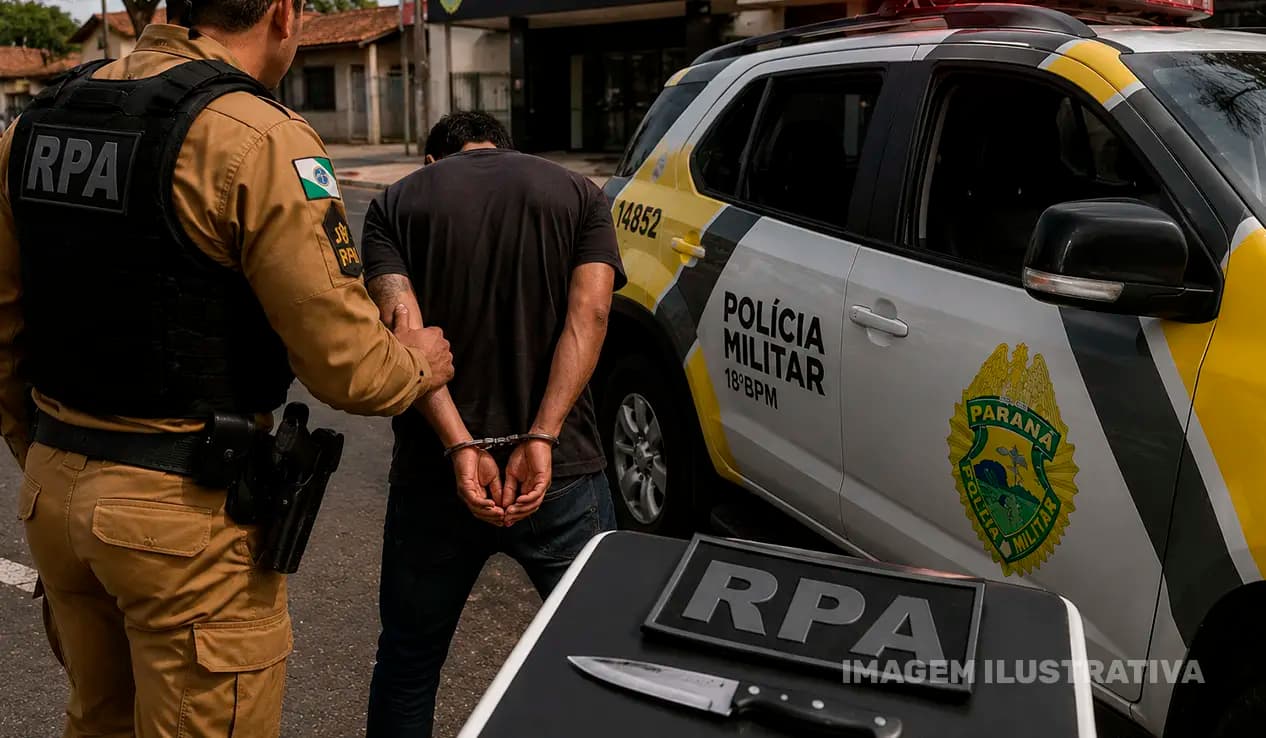 Homem é preso após tentativa de assalto a mulher em Sertaneja