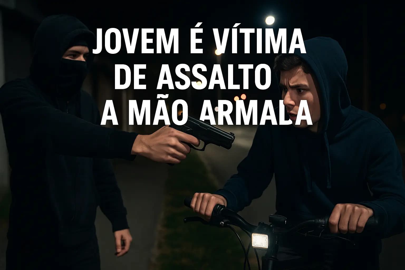 Jovem é vítima de roubo à mão armada durante trajeto de trabalho em Andirá