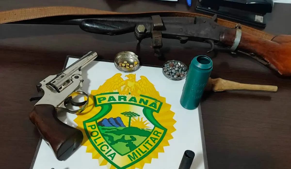 Homem de 67 anos é ferido após atirar contra o próprio filho em Nova Santa Bárbara