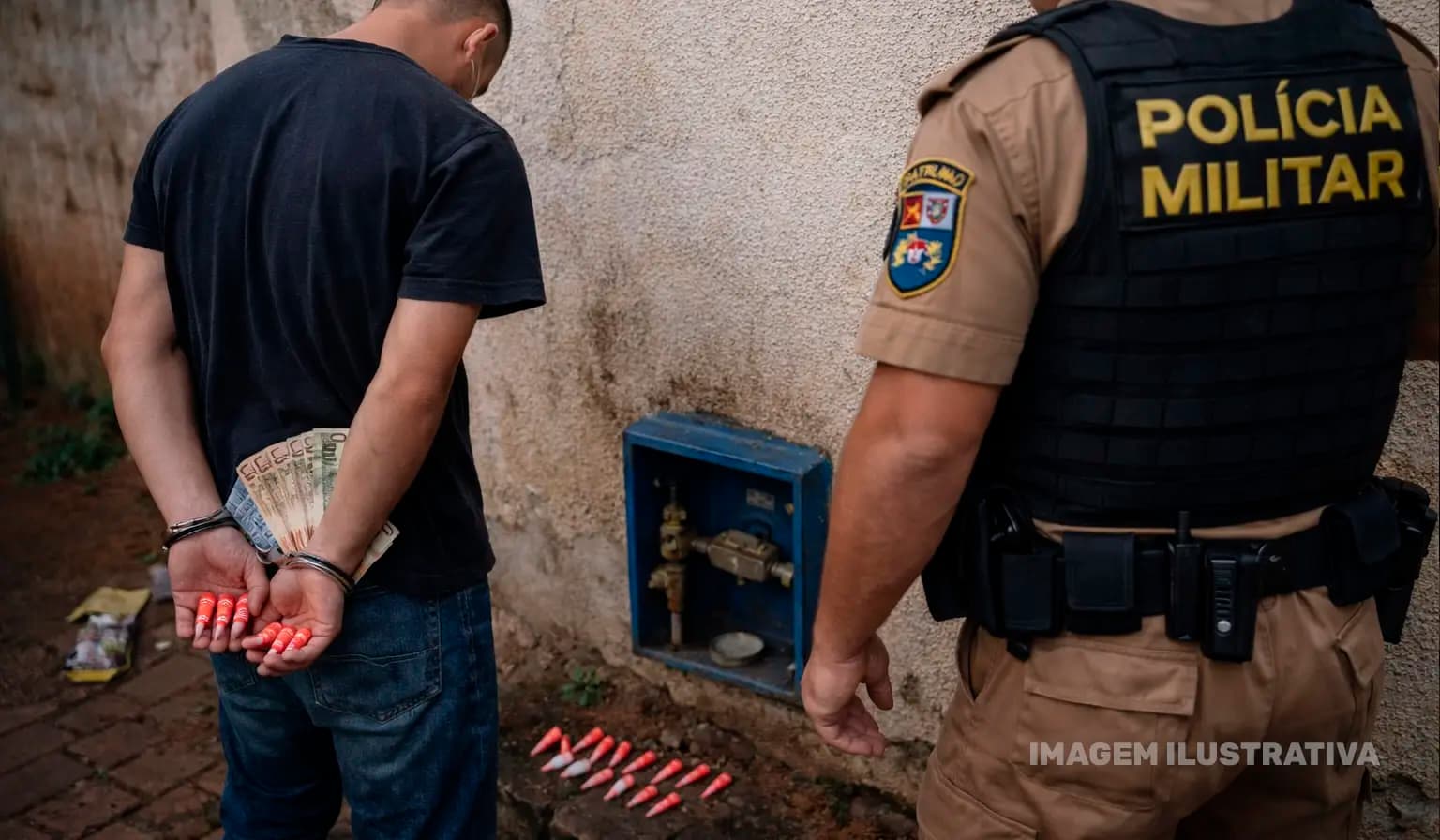 homem é preso por tráfico de drogas durante patrulhamento em Assaí