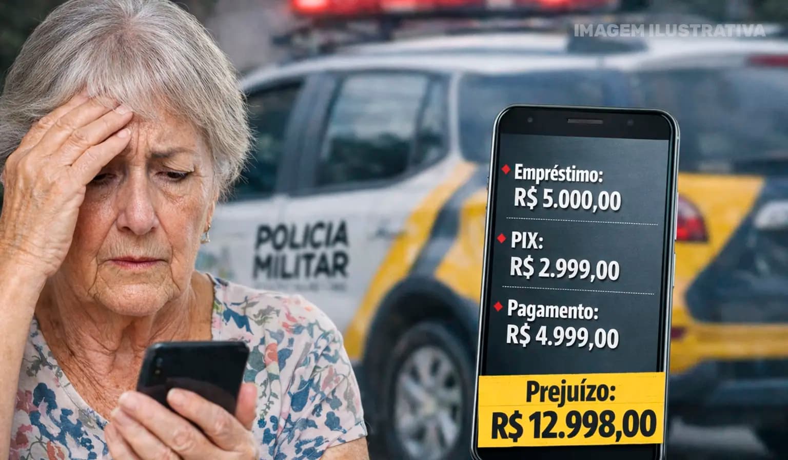 Idosa cai em golpe do falso INSS e perde mais de R$ 12 mil em Itambaracá