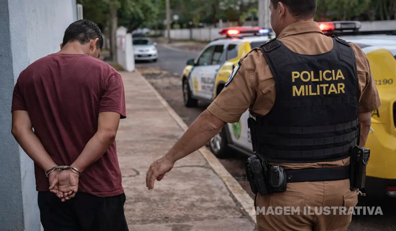 Homem com mandado de prisão é detido pela Polícia Militar em Santa Cecília do Pavão