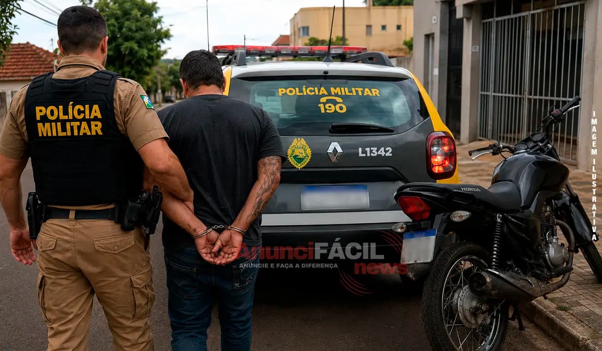 Homem é preso após confessar furto e dizer que trocou motocicleta por pedras de crack em Bandeirantes