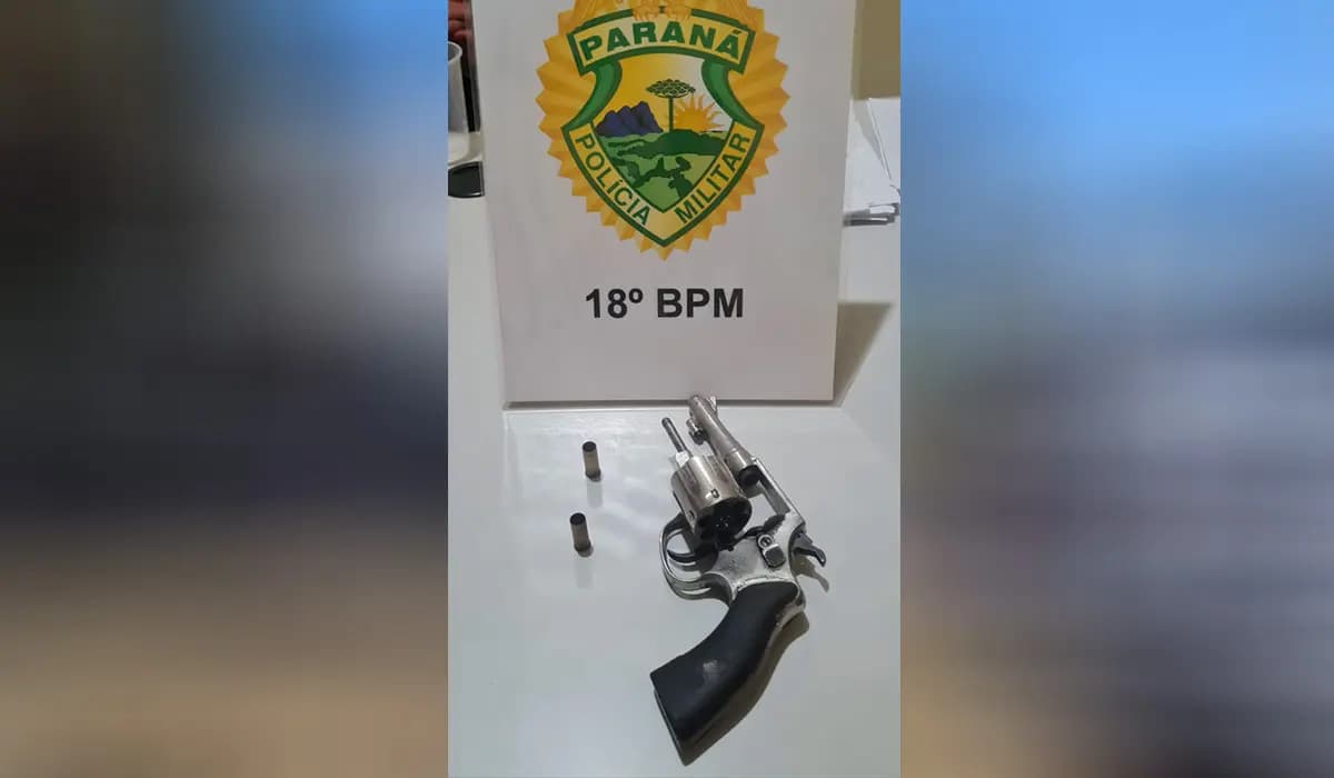 Homem é Preso com Revólver após Tentativa de Homicídio em Congonhinhas