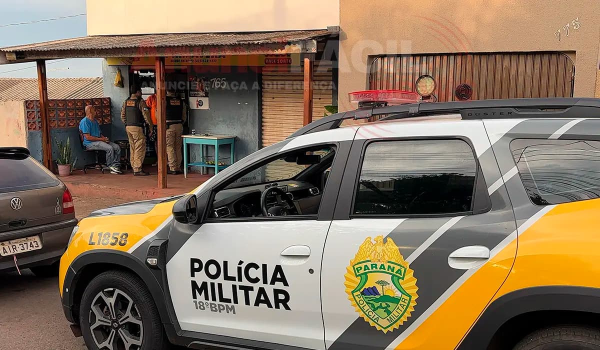 Suspeito de furto em mercearia no Jardim Primavera é preso pela Polícia Militar