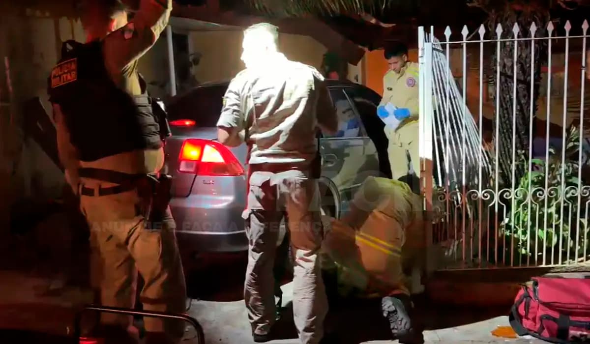 Grave acidente deixa duas pessoas feridas na região central de Cornélio Procópio