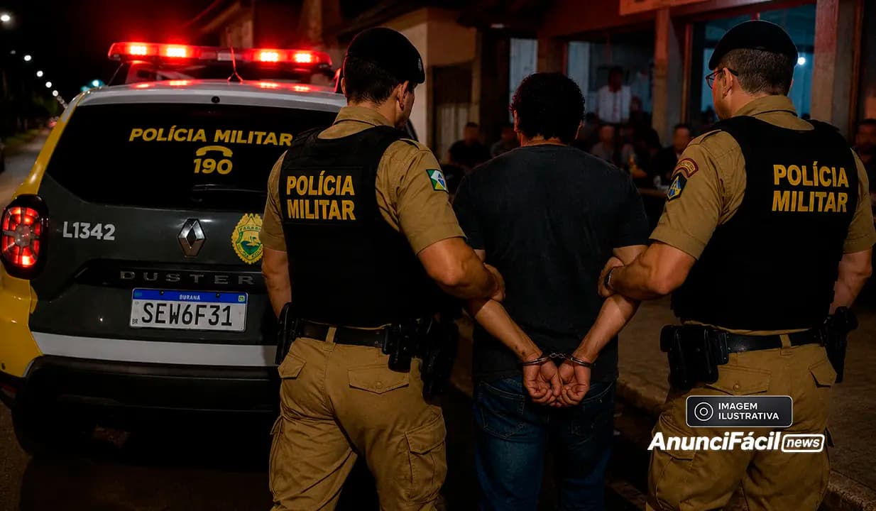 Homem embriagado é abordado com faca e canivete em distribuidora de Cornélio Procópio