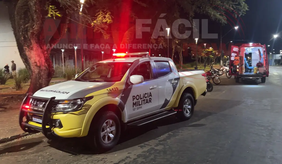 Agressão é registrada na área central de Cornélio Procópio nesta quarta-feira