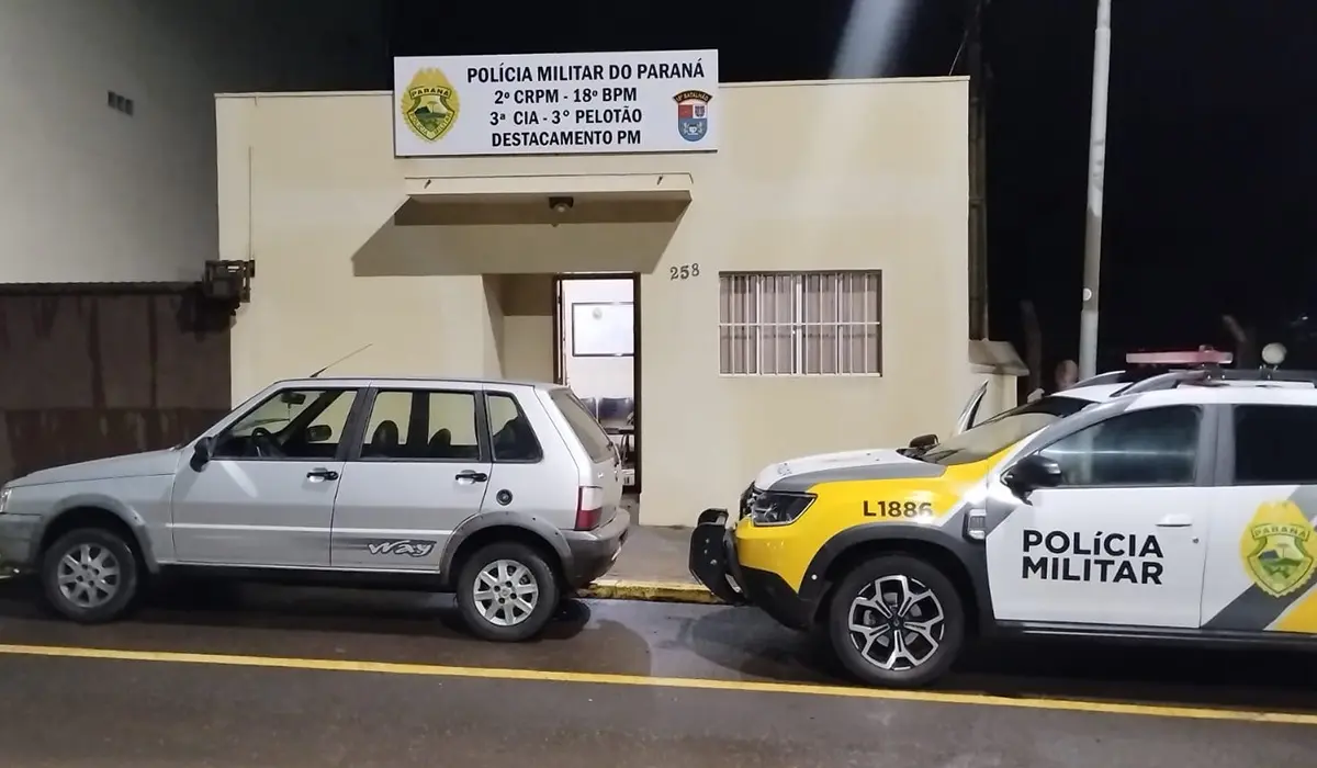 Polícia recupera veículo roubado em Nova Santa Bárbara