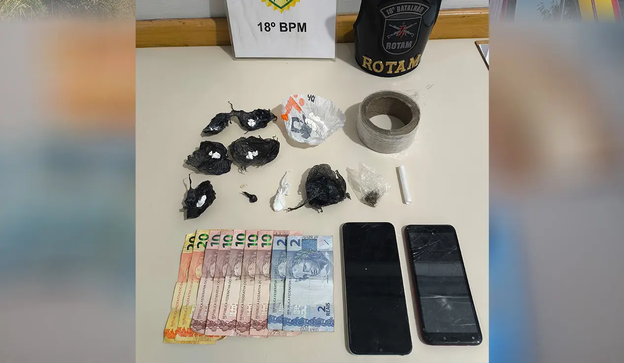 Ação da ROTAM flagra tráfico de drogas em residência de Cornélio Procópio