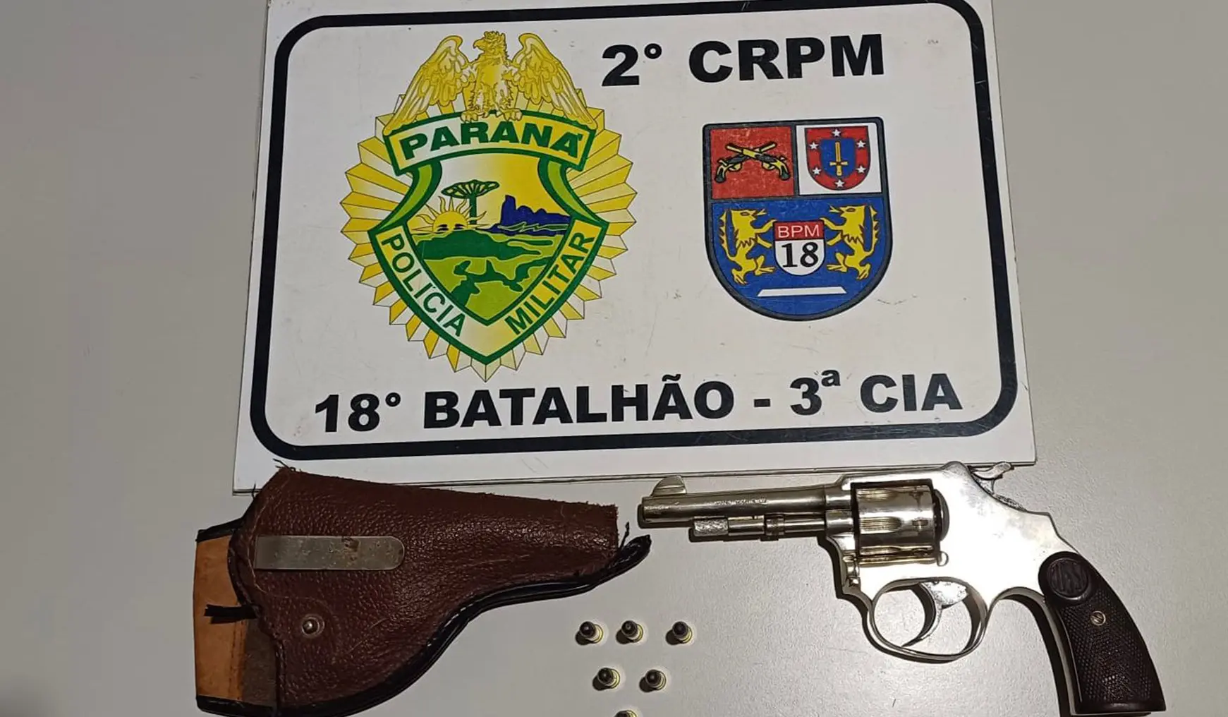 Homem é preso por porte ilegal de arma de fogo em Congonhinhas